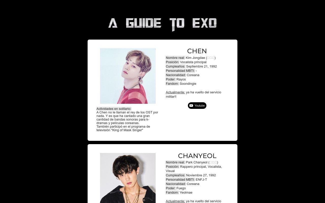 A GUIDE TO EXO 2022